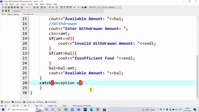 C++ Exception Handling | Learn Coding смотреть онлайн