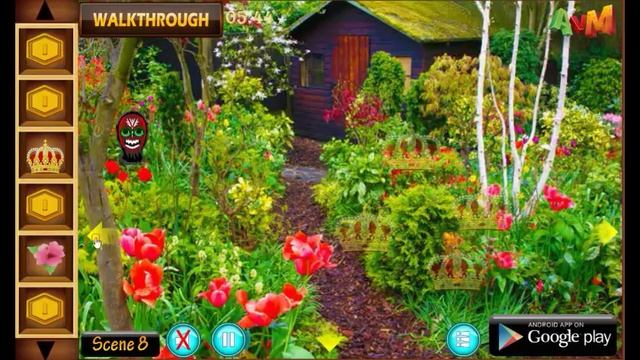 AVM Flowers Garden Escape walkthrough AVMGames. смотреть онлайн