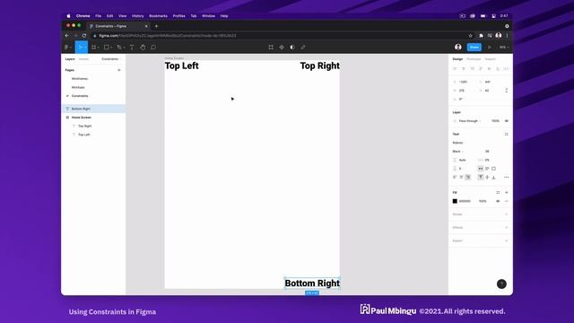 Paul Mbingu | UX Designer & Researcher Using Constraints in Figma (Part 01) смотреть онлайн