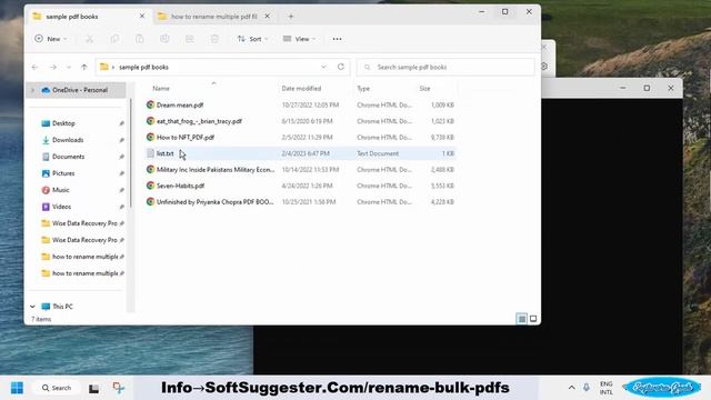 How To Rename Multiple PDF Files At Once On Windows 11/10/8/7? Without Any Software смотреть онлайн