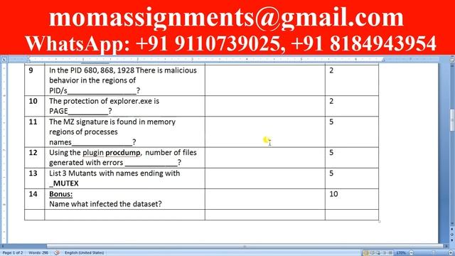 Memory Forensics Assignment 3 смотреть онлайн