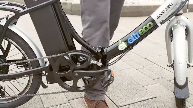 Тест-драйв ELTRECO GOOD 350w – недорогой велогибрид / Обзор взрослого складного электровелосипеда смотреть онлайн