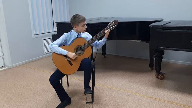 Амвросьев Кирилл 11 лет. ДМШ № 1 им. Я.И. Гуревича г. Ржева Тверской обл. преп. Воскресенская А. В. смотреть онлайн