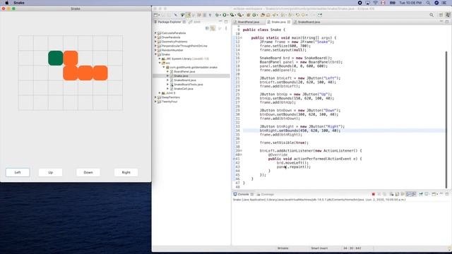 Java Snake 9 | Increasing the size of game board and add more buttons смотреть онлайн