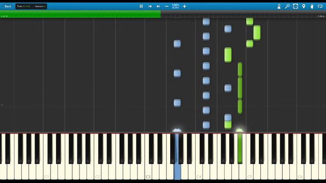 Martin Garrix & David Guetta - Blue Flames (Max Pandèmix piano cover synthesia) смотреть онлайн