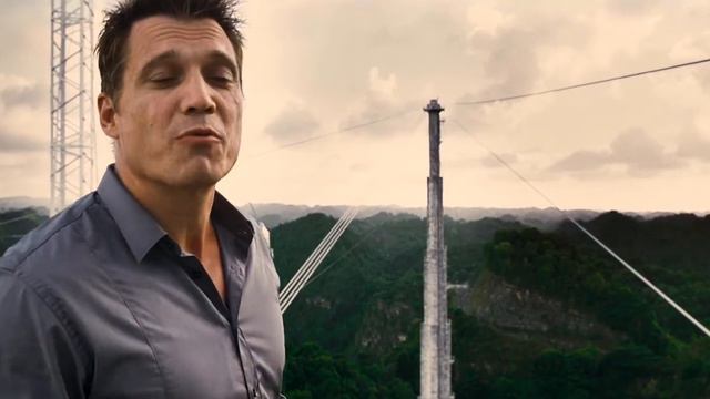 Arecibo Observatory radio telescope featured in a movie scene from The Losers смотреть онлайн