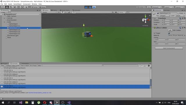 Unity №2 Физика объектов смотреть онлайн