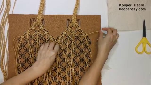 DIY Macrame Bag EASY Handmade Tutorial 2020 смотреть онлайн
