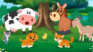 Hello Animals! Animal Sounds Song for Kids