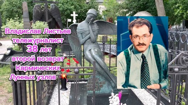 Лунные узлы. Период возврата с 34,5 лет до 39 лет. Могилы известных людей умерших в эти возраста. смотреть онлайн