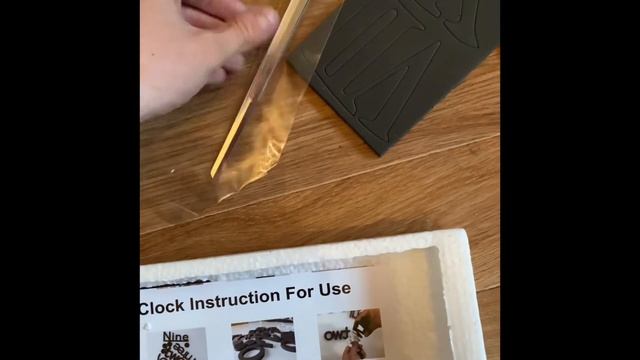 Распаковка и обзор на DIY CLOCK смотреть онлайн
