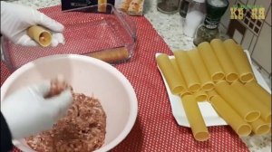 Макароны Каннеллони с Фаршем! Очень Вкусно! Халяльная Кухня!