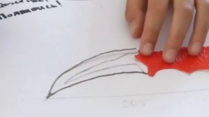 Керамбит из 3D ручки