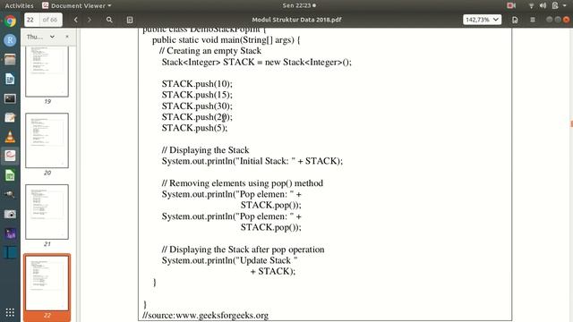Apa itu Stack - Praktikum Struktur Data seri Pertama смотреть онлайн