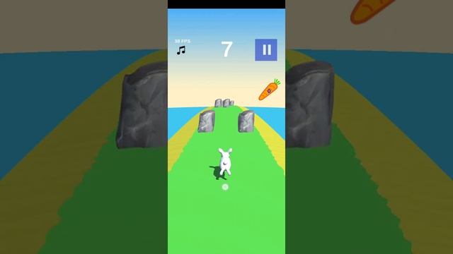 Hopping Bunny Racing Dodge Dash Game #shorts смотреть онлайн