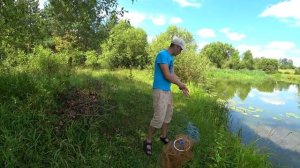 РЫБАЛКА КАСТИНГОВОЙ СЕТЬЮ ЕСТЬ УЛОВ