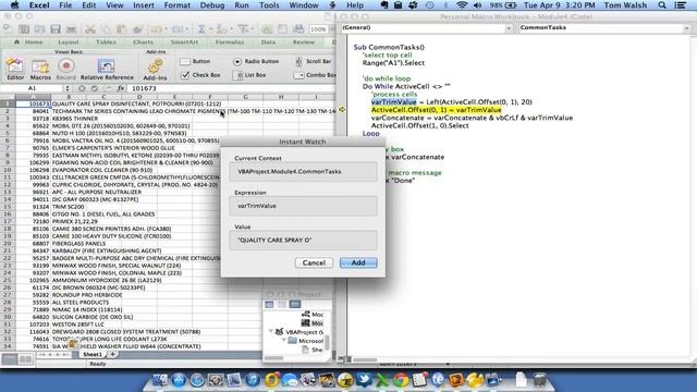 Excel for Mac VBA Do While Loop Macro смотреть онлайн