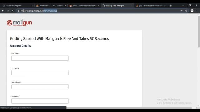 Codeigniter Ecommerce Website - Sending email using Mailgun SDK - Part 3 смотреть онлайн