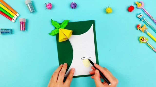Easy Christmas Card DIY: Step-by-Step Handmade Greeting Card Tutorial смотреть онлайн
