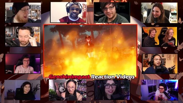 REACTION MASHUP (HuTao Character Trailer) | Genshin Impact