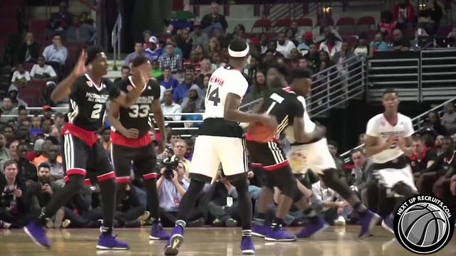 PJ Dozier puts on for South Carolina in 2015 McDonald's All-American Game - USC Gamecocks commit смотреть онлайн