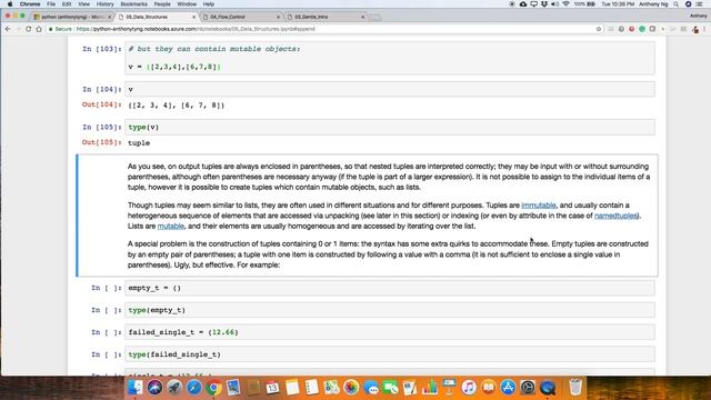 Tuples and Sequences смотреть онлайн