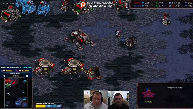 BSL 2024 Warsaw LAN #-1 - Tarson vs ZZZero - LB Semi Final - bo5 - TvZ - StarCraft Remastered смотреть онлайн