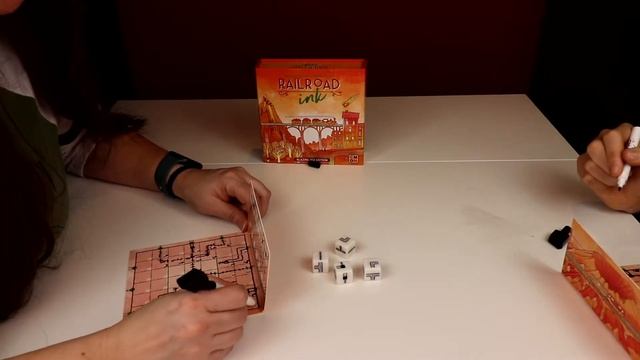 How to Play Railroad Ink Blazing Red Edition: Game for Geeks смотреть онлайн