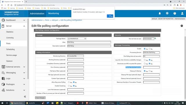 webMethods File Polling, getTransportInfo & getFile - 02 смотреть онлайн