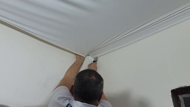 монтаж натяжных потолков от компании ВР-Град ч.1 смотреть онлайн