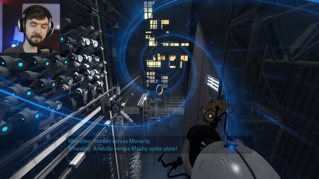 WE PUT A PORTAL ON THE MOON | Portal 2 - Part 5 (ENDING) смотреть онлайн