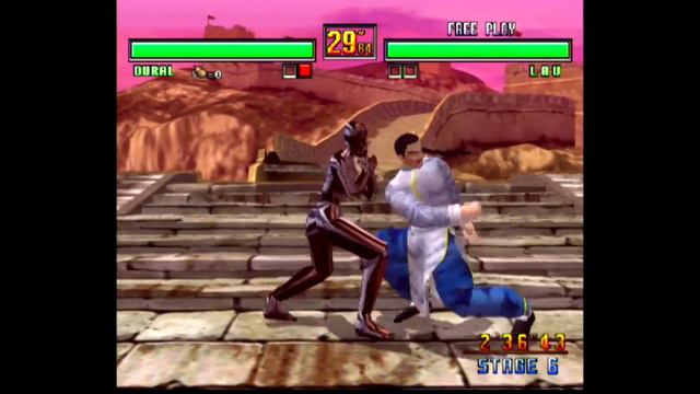 Dural Arcade mode Virtua Fighter 3 Dreamcast смотреть онлайн