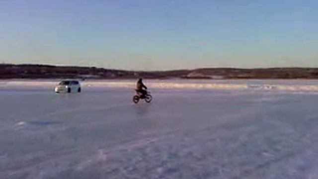 Питбайк стант зимой смотреть онлайн