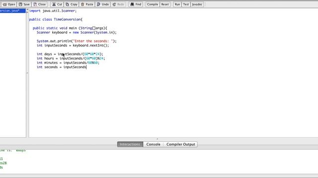 JAVA Tutorial | Scanner Input | Time Conversion смотреть онлайн