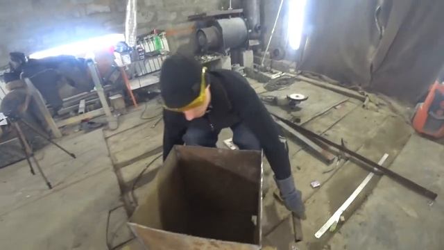 Первые испытания железной печки в бане смотреть онлайн