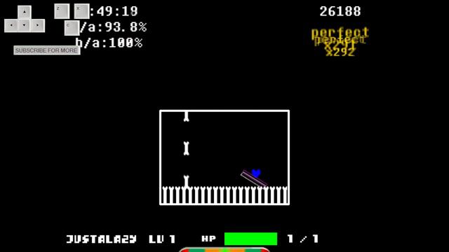 Undertale rhythm recall - sustenance of moon NO-HIT [DIV2] смотреть онлайн