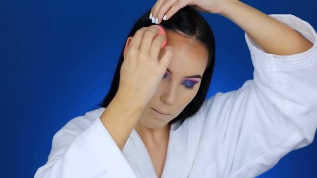 Blue Purple Smokey Eye Makeup Tutorial