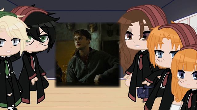 Реакция персонажей из Гарри поттера на самих себя 1/? ( следующая реакция на Малфоя ) смотреть онлайн