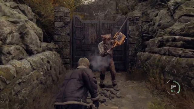 Dr. Salvatore Encounter/Chainsaw Death Scene - Resident Evil 4 Remake смотреть онлайн