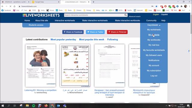 Liveworksheets - interaktivní pracovní listy - návod pro učitele смотреть онлайн