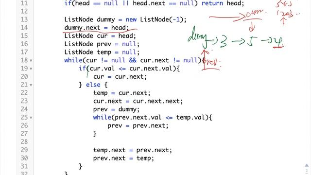 贾考博 LeetCode 147. Insertion Sort List смотреть онлайн