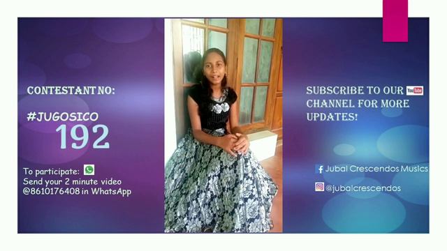 Jubal Gospel Singing Contest | JUGOSICO 2020 #192 | Babitha | KK | Online Singing Contest смотреть онлайн