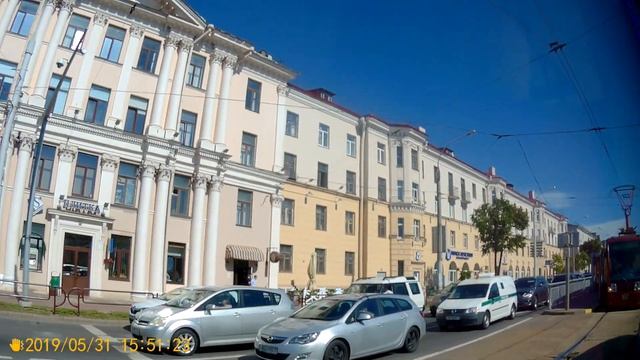 Минск.Поездка на трамвае №1 Зелёный луг - пл.Мясникова смотреть онлайн