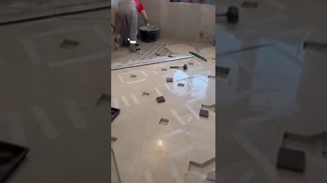 Укладка пола из мрамора! Теплый пол! смотреть онлайн