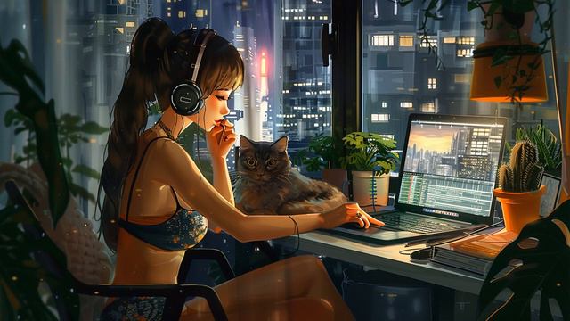 Lofi Hip Hop 🎧 Chill Study Beats for Focus 📚 _ Productive Session смотреть онлайн