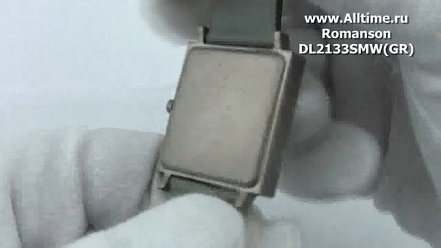 Мужские наручные швейцарские часы Romanson DL2133SMW(GR) смотреть онлайн