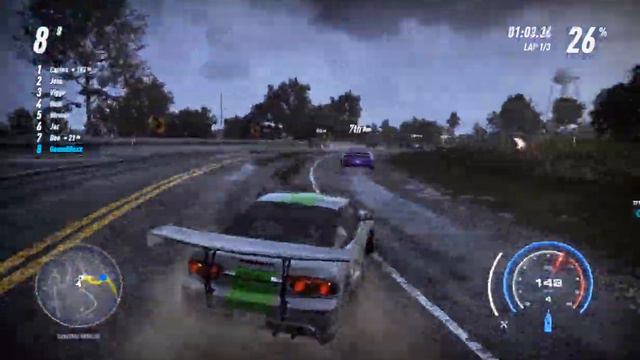 nfs heat review Nissan racing finish first смотреть онлайн