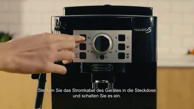 De'Longhi Magnifica S ECAM 22.110.B, Kaffeevollautomat mit Milchaufschäumdüse für Cappuccino, смотреть онлайн