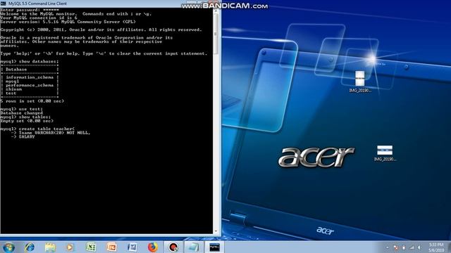 How to create a table in My sql command line client смотреть онлайн