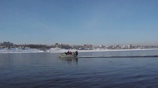 Аэролодки на стыке вода-лёд. Пиранья-5. смотреть онлайн
